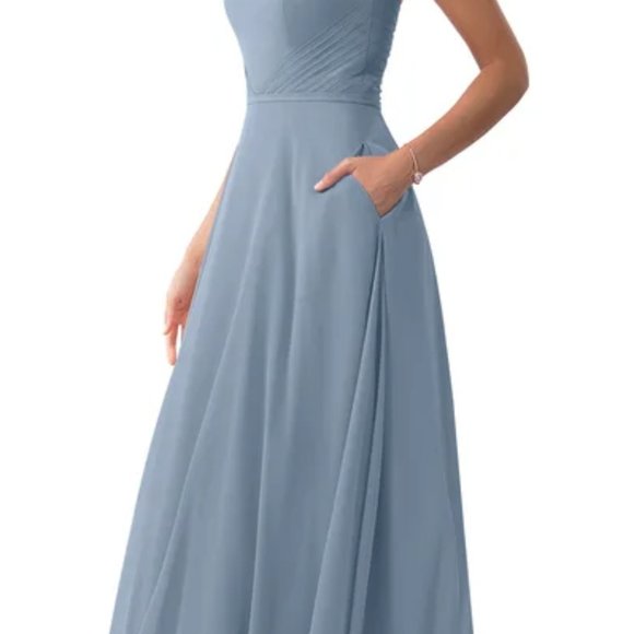 AZAZIE MELINDA- dusty blue - Picture 3 of 7